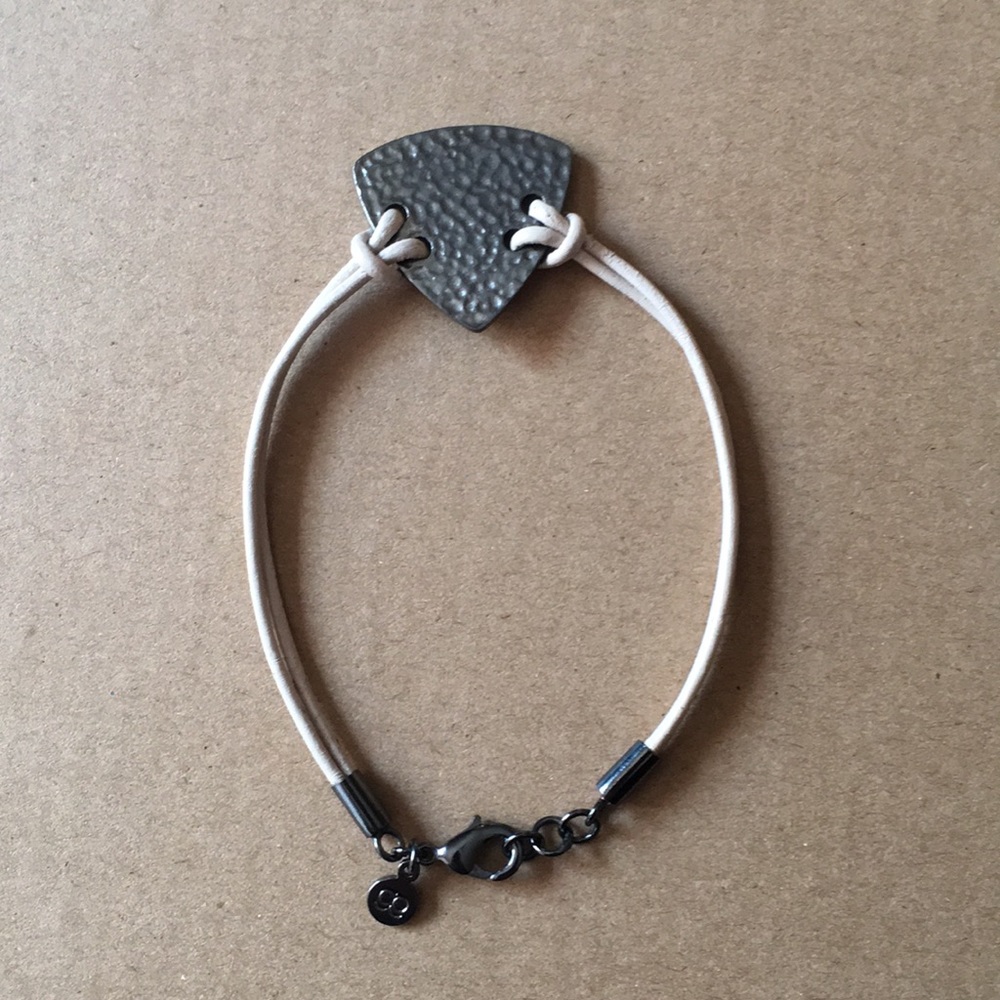 Gorjana Triangle Leather Bracelet